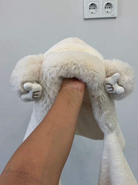 Шапка медвежонок шарф для девочек