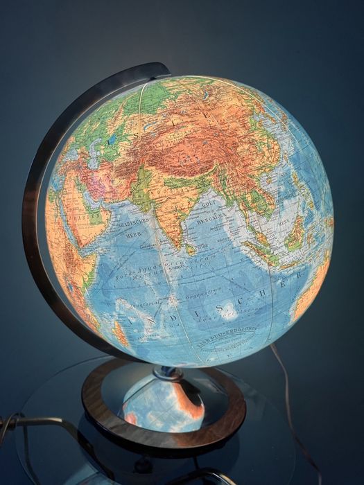 Стъклен глобус / Columbus Verlag / 50-те