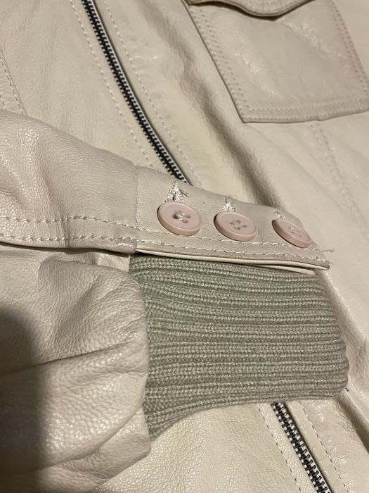 Мъжко кожено яке Slim Fit