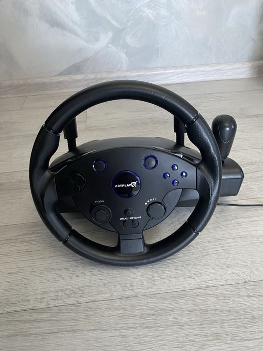 Руль с педалями игровой