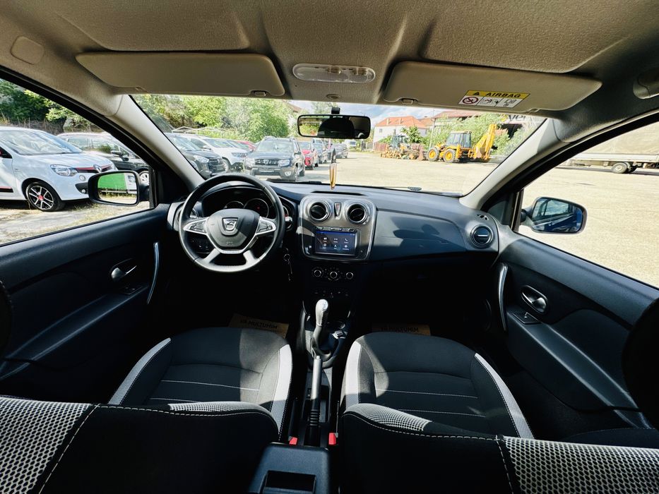 Dacia Sandero Stepway 2017, 0,9 TCe 90 cp, camera marsalier, clima, NU schimb