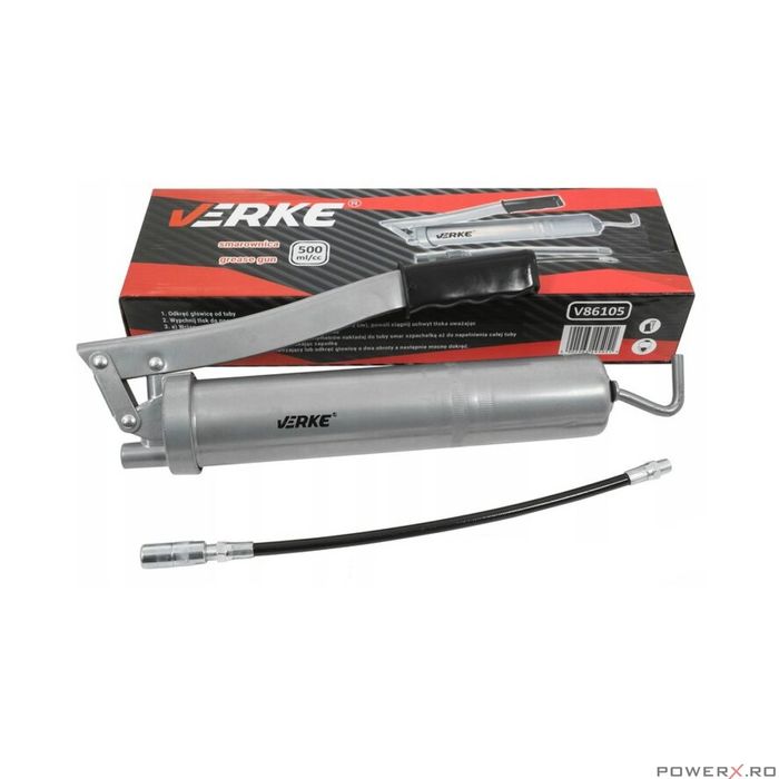 Pistol manual de gresat, 500 ml Verke