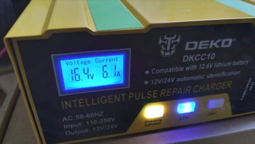 Зарядное АВТО (8-10А) 12-24v