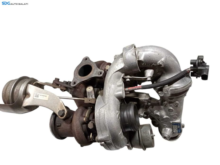 Bi Turbo Turbina Turbosuflanta Biturbo Mercedes Clasa E Class W212 S212 E220 E250 2.2 CDI OM 651 651924 120KW 125KW 150KW 2009 - 2016 Cod A6510906180000 A6510902880 A6510905780 [M7710]