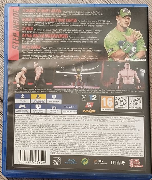Игра за PS4 - WWE 2k20