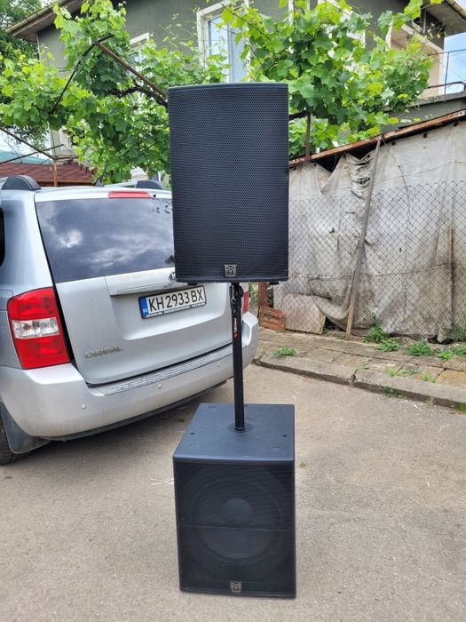 Тонколони Martin audio топове 15 инча баси 15 инча + калъфи