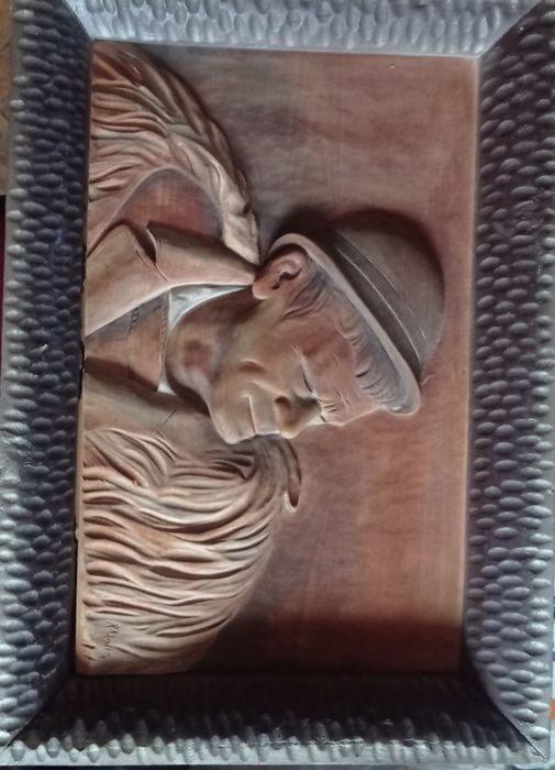 Tablou sculptat lemn