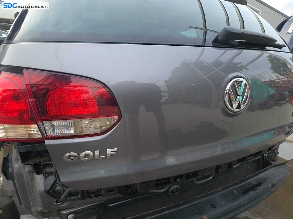 Haion Hayon Portbagaj Dezechipat cu Luneta Geam Sticla Volkswagen Golf 6 Hatchback Scurt 2008 - 2013 Culoare Gri LA7T United Grey Metallic [Q8032]