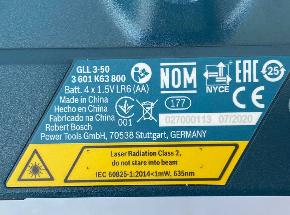 BOSCH GLL 3-50 - Нов линеен лазерен нивелир
