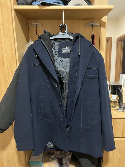 Спортно-елегантно мъжко палто в Л размер