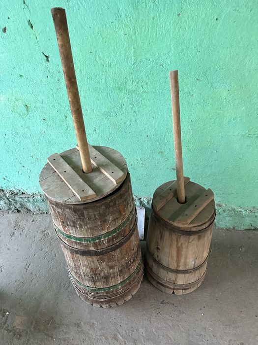 Қымызға күбі ағаштан