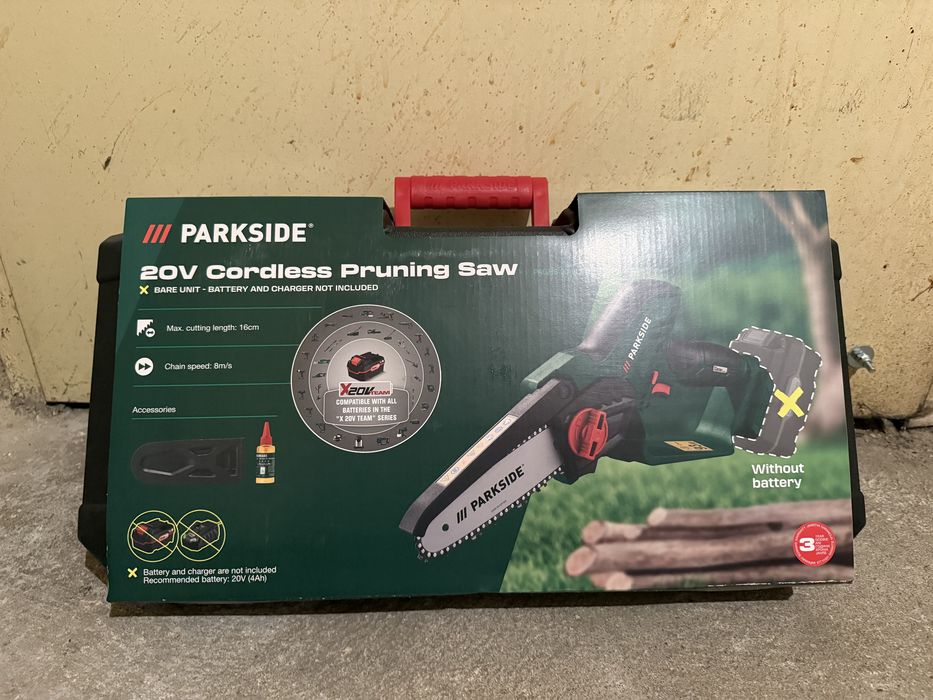 Верижен трион за клони parkside x20v Paghs 20 Li A1