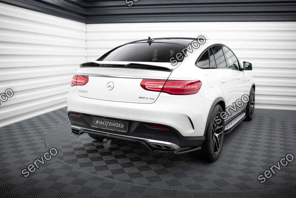 Prelungire splitter bara spate Mercedes GLE C292 43 AMG Coupe 2015-2019 v5 - Maxton Design