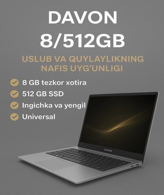 Davon notebook 8/512