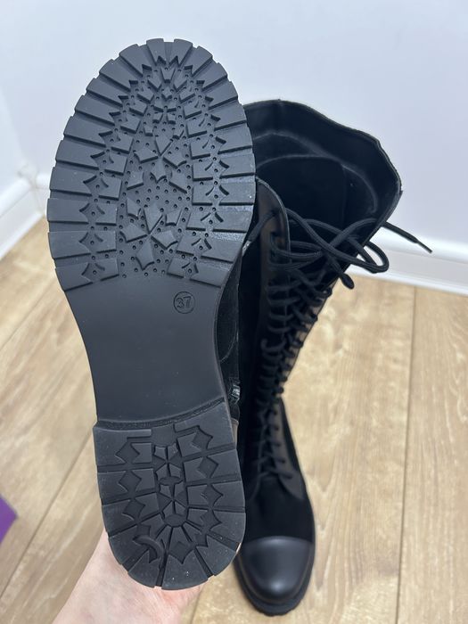 Cizme din piele si piele intoarsa NOI masura 37