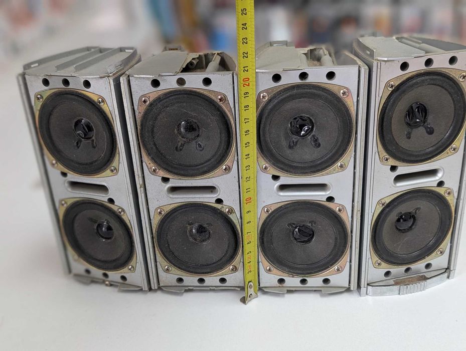 4 Boxe Sateliti Sistem Audio 20w 5.1 2.1 Home Cinema Dvd Statie