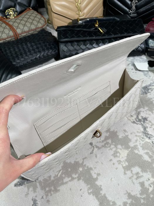 Geanta tip Plic - Bottega Veneta - Andiamo Clutch Ivoire