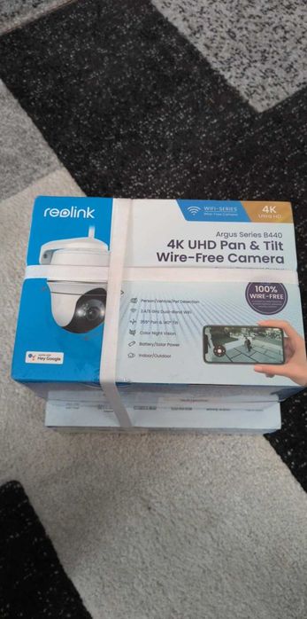 Cameră de supraveghere Reolink 4K 8Mp cu panou solar