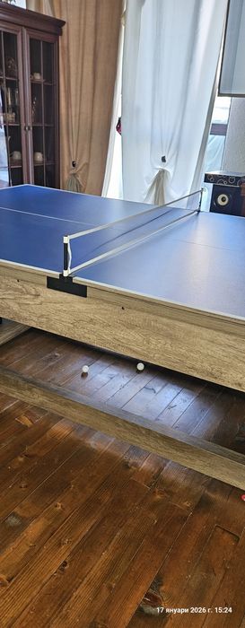 Билярдна маса, тенис и трапезна