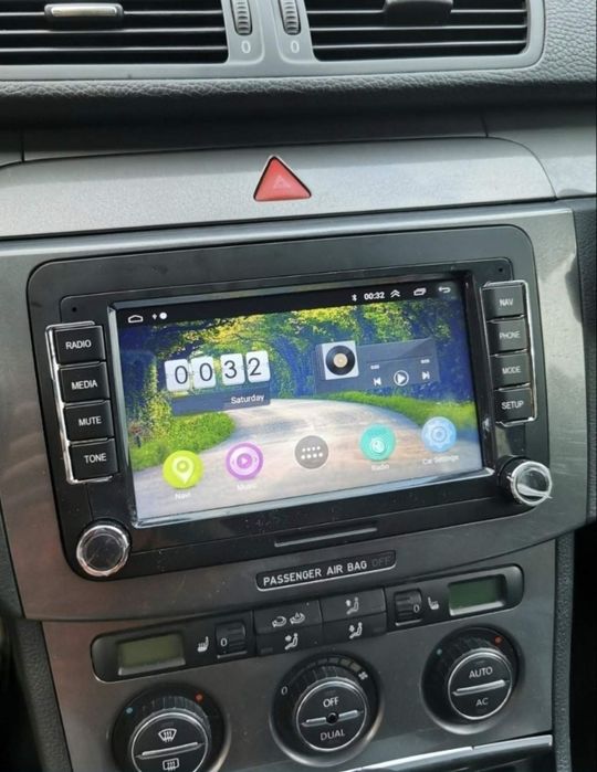 Navigație android carplay  32Gb 2Gb Ram Passat Golf 5 6 Polo Tou