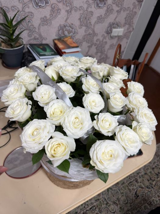цветы с корзиночками