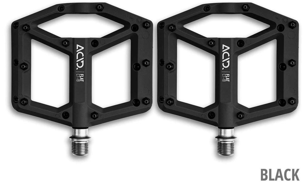 НОВИ педали CUBE ACID Flat C1-IB Алуминий за колело велосипед DH ДХ