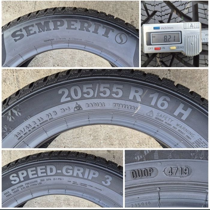 O bucată 205/55 R16 M+S iarnă - una Semperit Pirelli