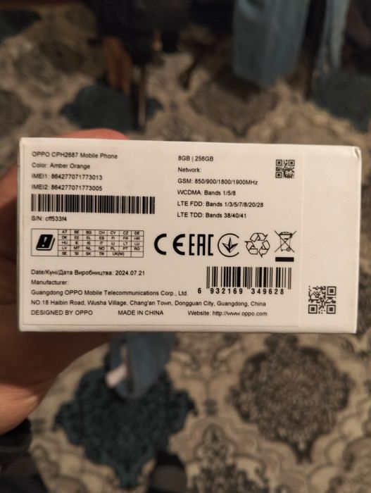 Oppo reno12 F 8+8/256