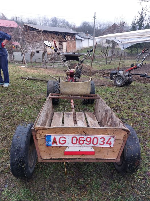 Motocultor cu remorca 7 cp