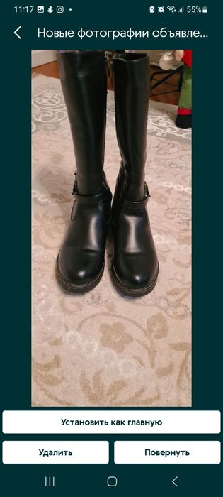 Продам зимние сапоги.