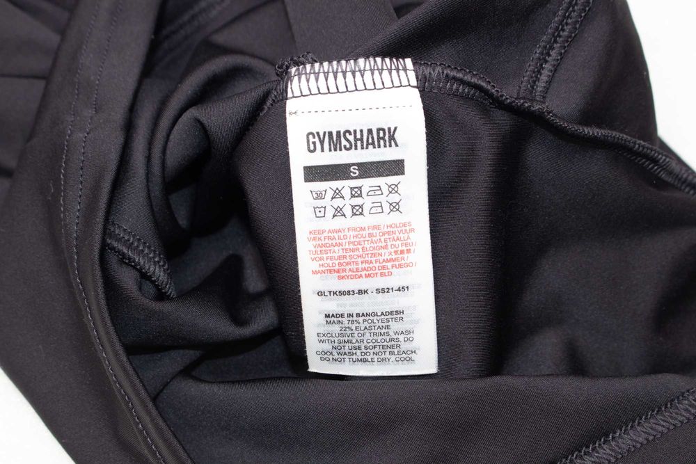 Gymshark CTY Tank Top дамски топ черен с цип и гол гръб S