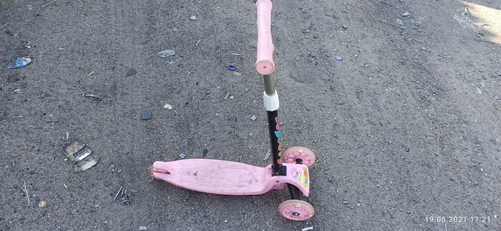 Самокат детский для девочек