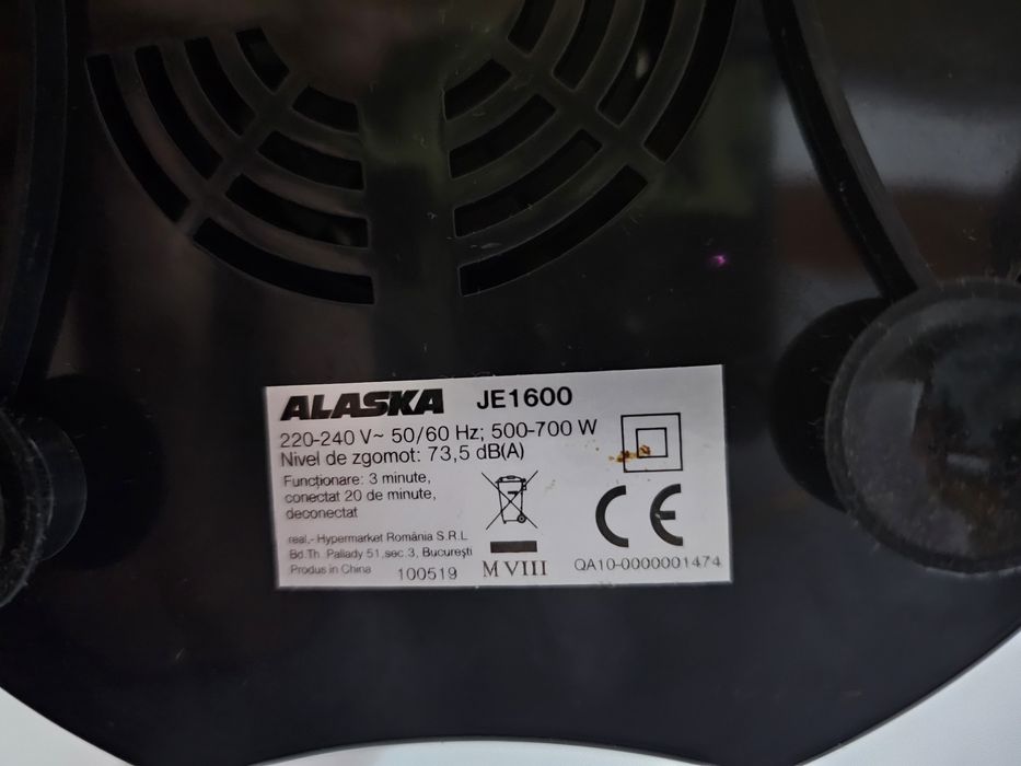 Storcător de fructe și legume ALASKA  -JE 1600