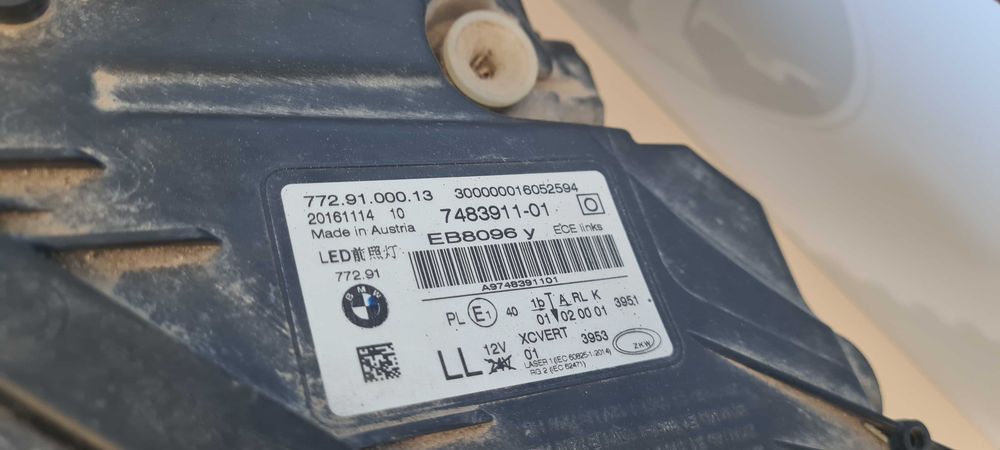 Ляв фар Bmw G11 7series Laser