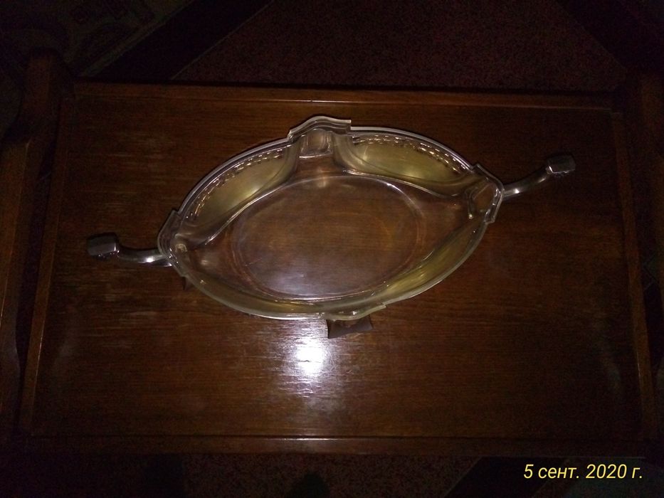 Икорница из серебра