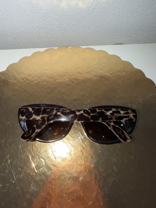 Ochelari De Soare Yves Saint Laurent Damă Leopard Cat Eye