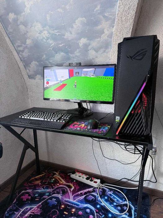 Setup Gaming Complect ASUS ROG + Monitor+ birou + Scaun Ergonomic + periferice