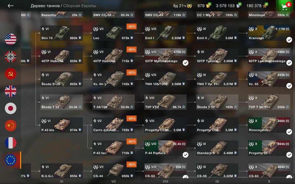 Продам аккаунт WOT BLITZ