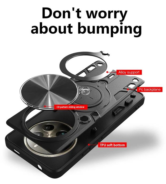Realme 12 Pro+ / 12 Pro / GIANT RING Удароустойчив кейс