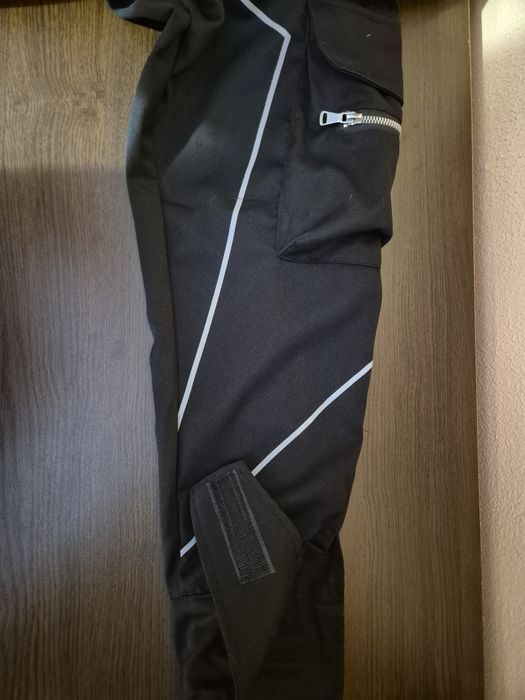 Techwear Combat Reflective Black Cargo Pants