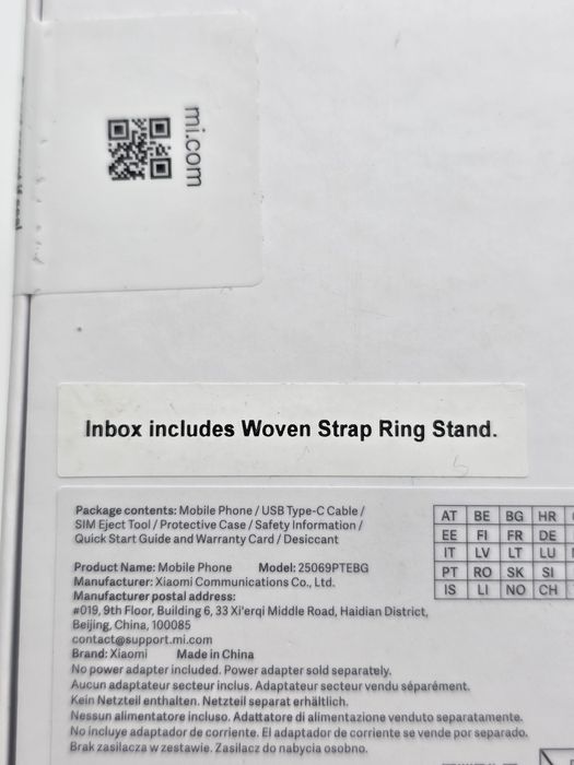 Telefon mobil Xiaomi 15T, 12GB RAM, 256GB ROM, 5G Gray + Woven Strap