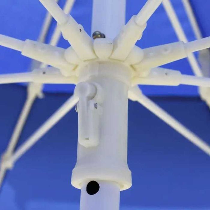 Плажен / градински чадър с двоен таван против вятър