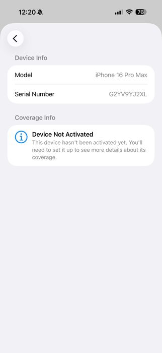 НЕРАЗПЕЧАТАН iPhone 16 Pro Max Лизинг от 40€ /м Desert  Titanium 256Gb