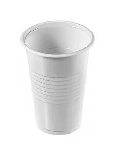 Пластиковые стаканчики 200мл белые оптом