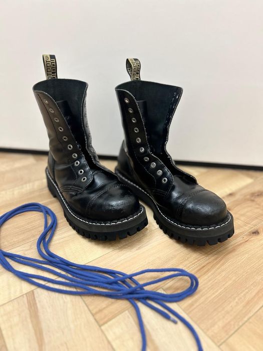 Ботинки Steel на 10 рядов люверсов