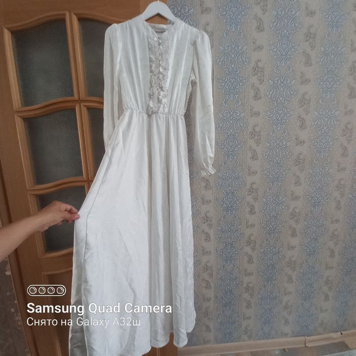 Келін көйлек ақ түсті