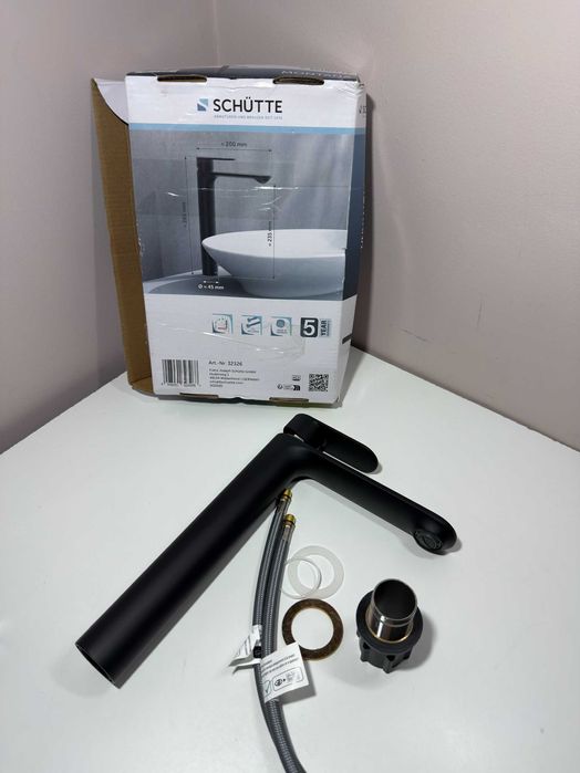 SCHÜTTE Montana 32326 Baterie lavoar inalta Neagra