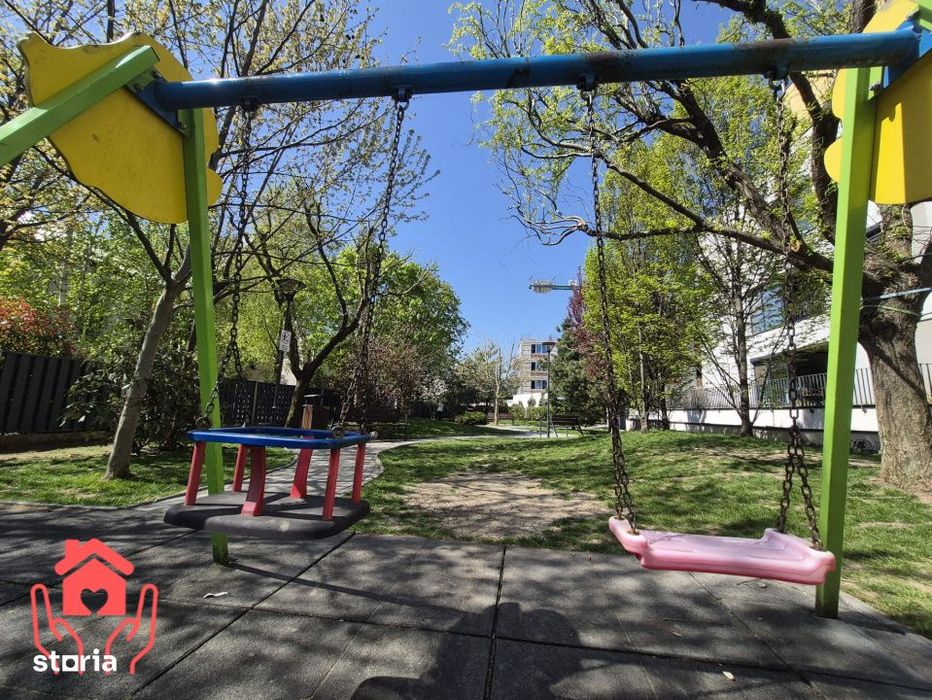 PIPERA PLAZA (Catted Residence Pipera)-2 camere, complet mobilat, parc