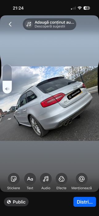 Haion portbagaj spate audi a4 b8.5 avant break LX7W