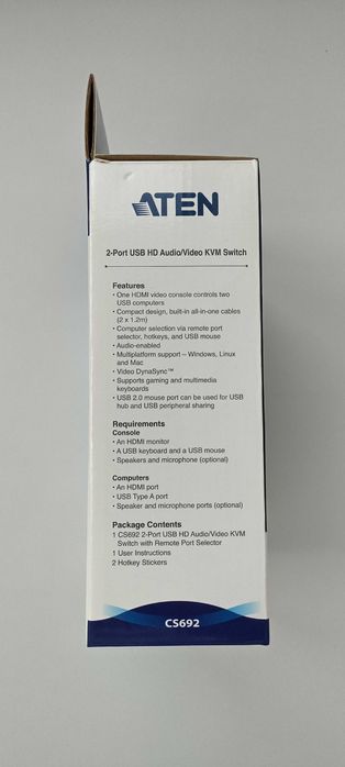 2-Port USB HD Audio/Video KVM switch ATEN